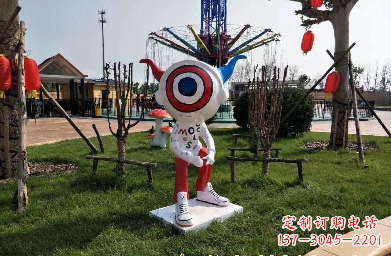 广西玻璃钢卡通机器人——雕塑艺术的新灵感