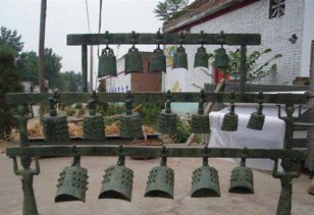 广西编钟古铜雕仿古精美音乐器