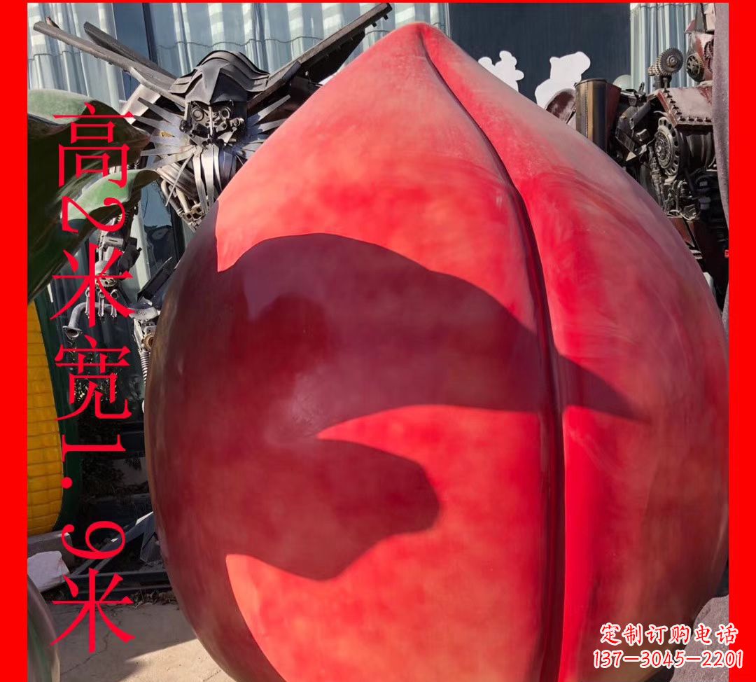 广西玻璃钢水果雕塑——给你一个美好的景观