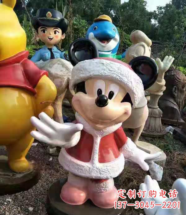 广西玻璃钢制米老鼠雕塑