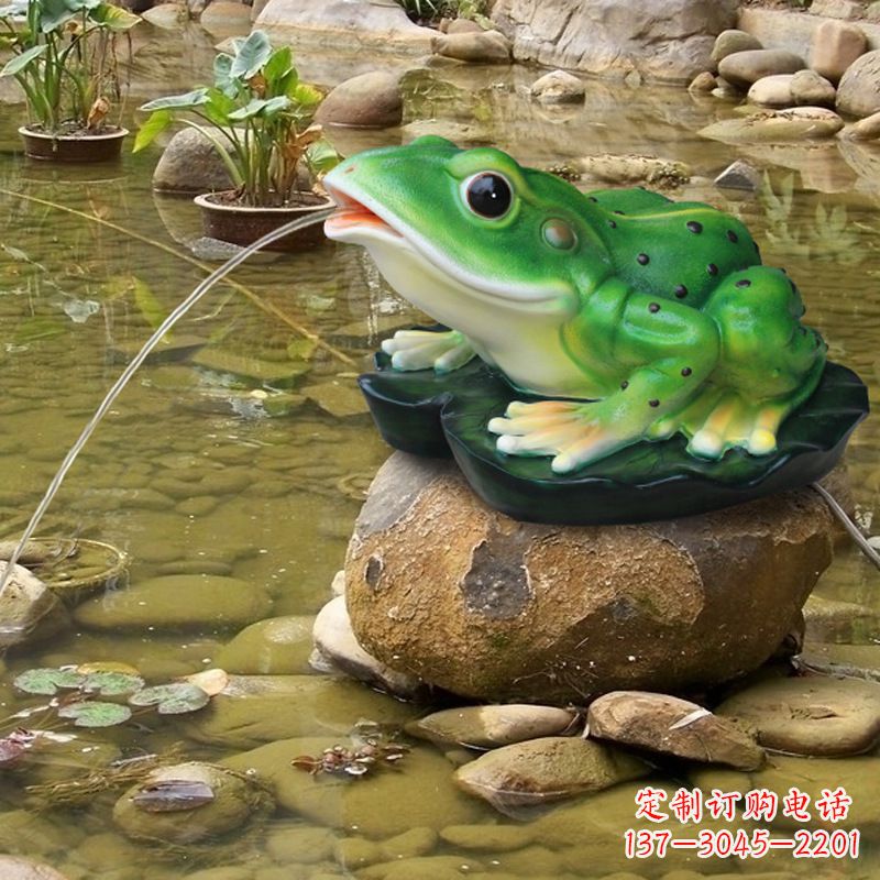 广西玻璃钢青蛙雕塑——艺术与自然的完美结合