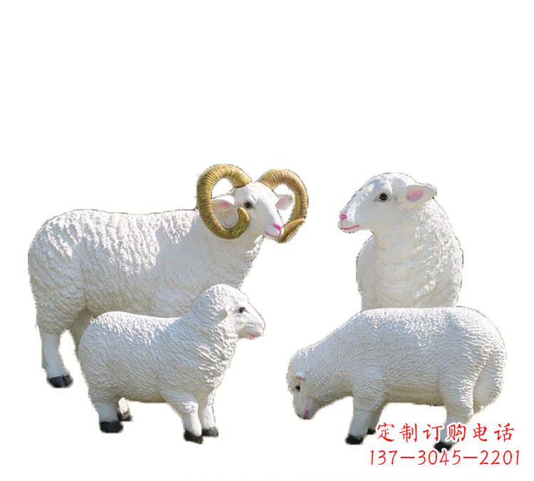 广西玻璃钢山羊雕塑——传承藏区特色文化