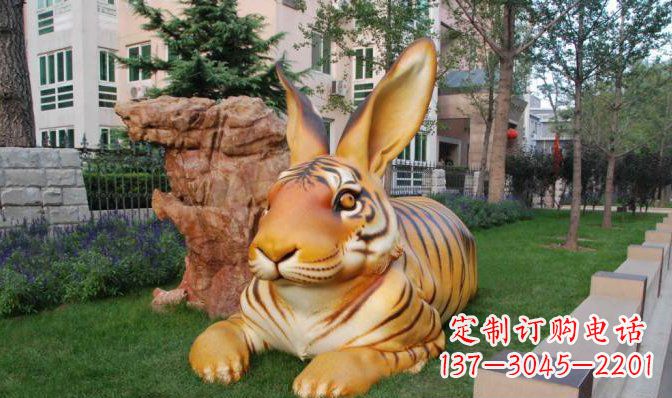 广西玻璃钢兔子雕塑精致、经典、永恒