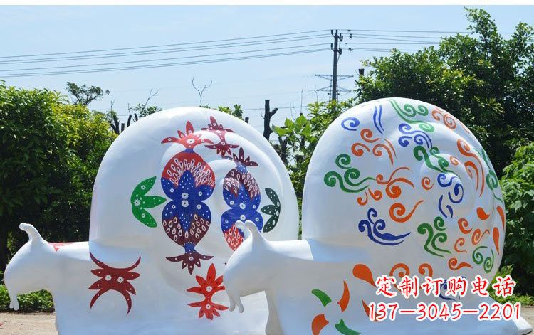 广西玻璃钢蜗牛一种精美的雕塑