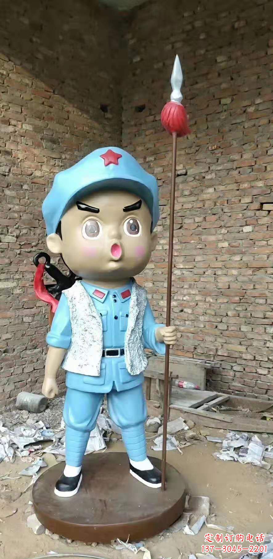 广西红军雕塑弘扬伟大革命精神