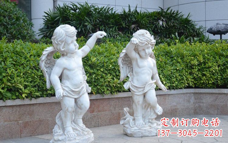 广西玻璃钢天使雕塑精美绝伦