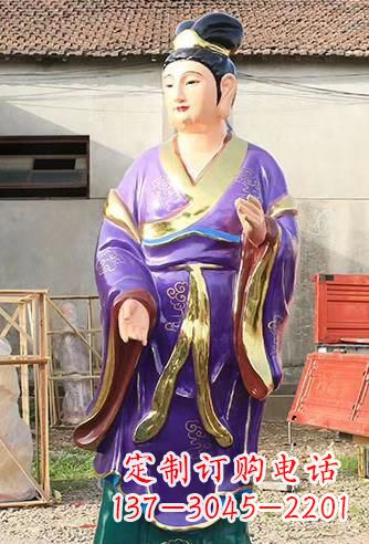 广西玻璃钢宗教庙宇彩绘八仙神像