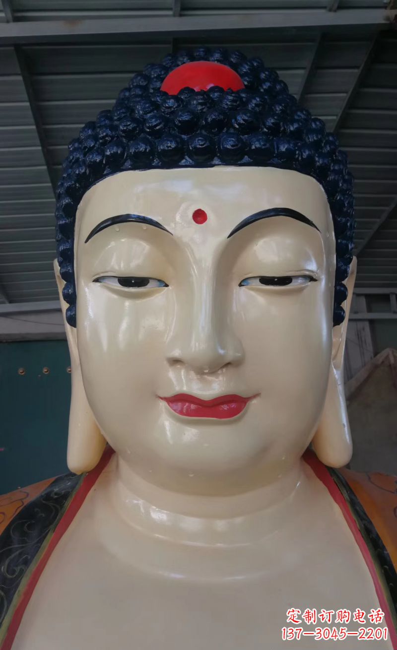 广西玻璃钢宗教庙宇如来雕像宗教文化的艺术精粹