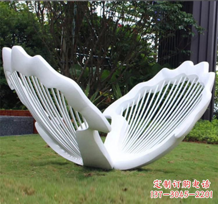 广西不锈钢贝壳雕塑艺术精品
