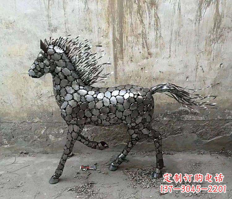 广西不锈钢奔马雕塑艺术与自由的象征