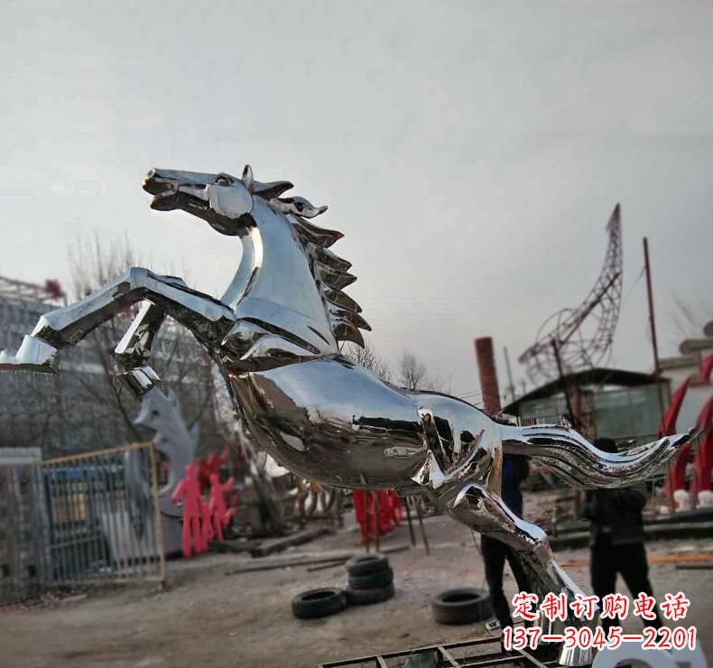 广西不锈钢奔跑马雕塑驰骋在人间的艺术精灵