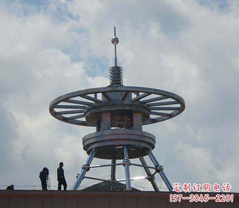 广西不锈钢避雷针景观雕塑——安全防护与美丽结合