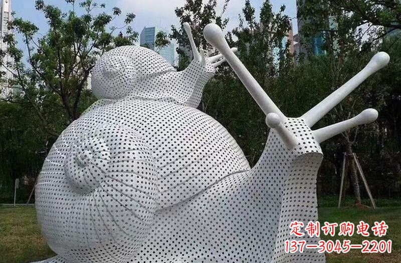 广西不锈钢蜗牛雕塑把自然美搬进家居