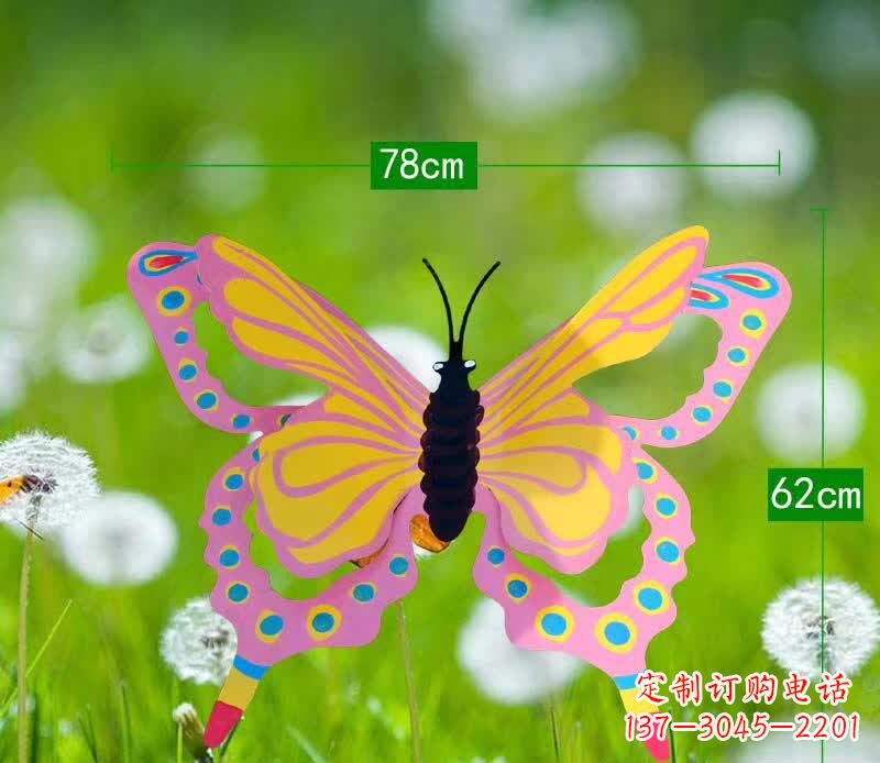 广西不锈钢蝴蝶雕塑美观耐用的艺术品