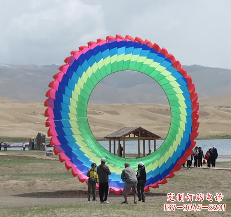 广西不锈钢彩色圆环雕塑——精致的艺术瑰宝