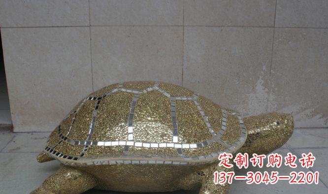 广西不锈钢彩银乌龟公园景观雕塑艺术与自然的完美融合