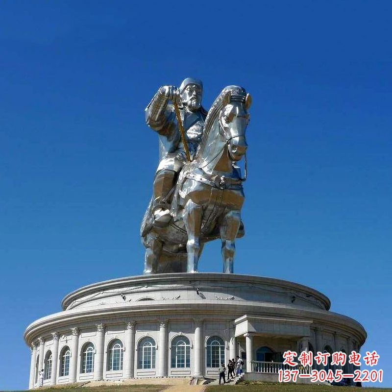 广西不锈钢成吉思汗雕塑——一座引人入胜的大型雕塑