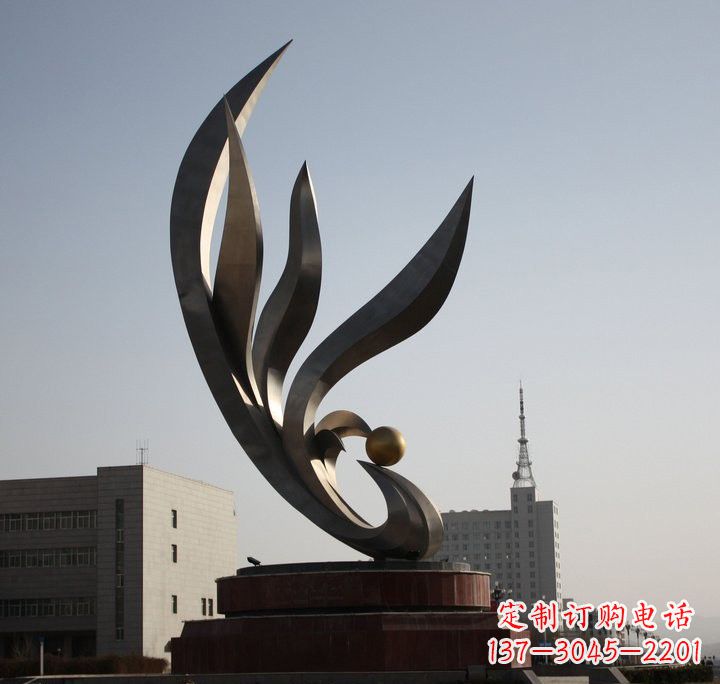 广西不锈钢凤凰雕塑传承凤凰文化的艺术精品