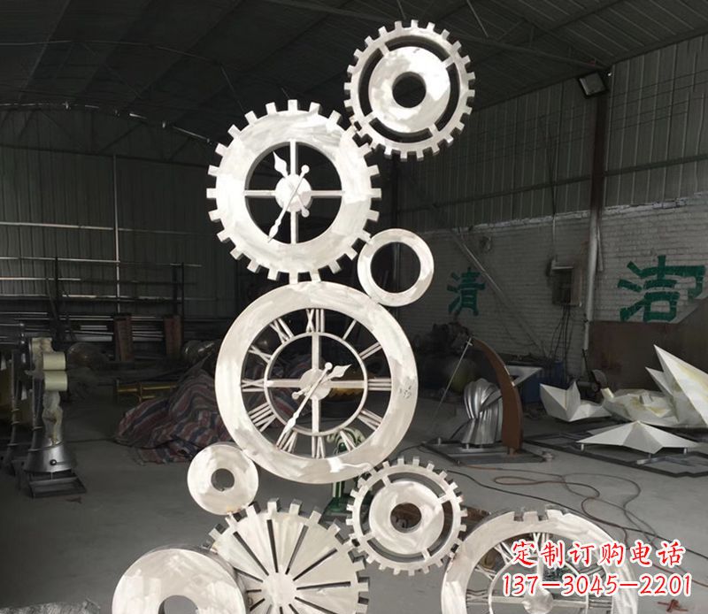 广西不锈钢齿轮雕塑艺术与科技的完美结合