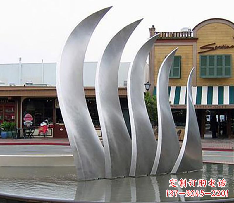 广西不锈钢翅膀雕塑给空中带来力量与美丽