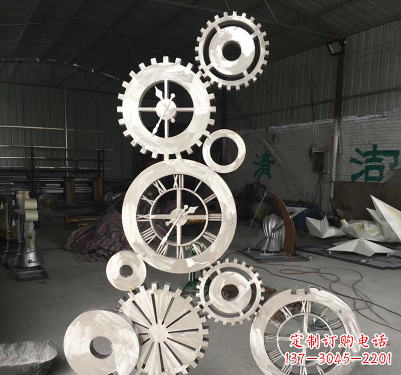广西齿轮雕塑精致细腻的艺术品