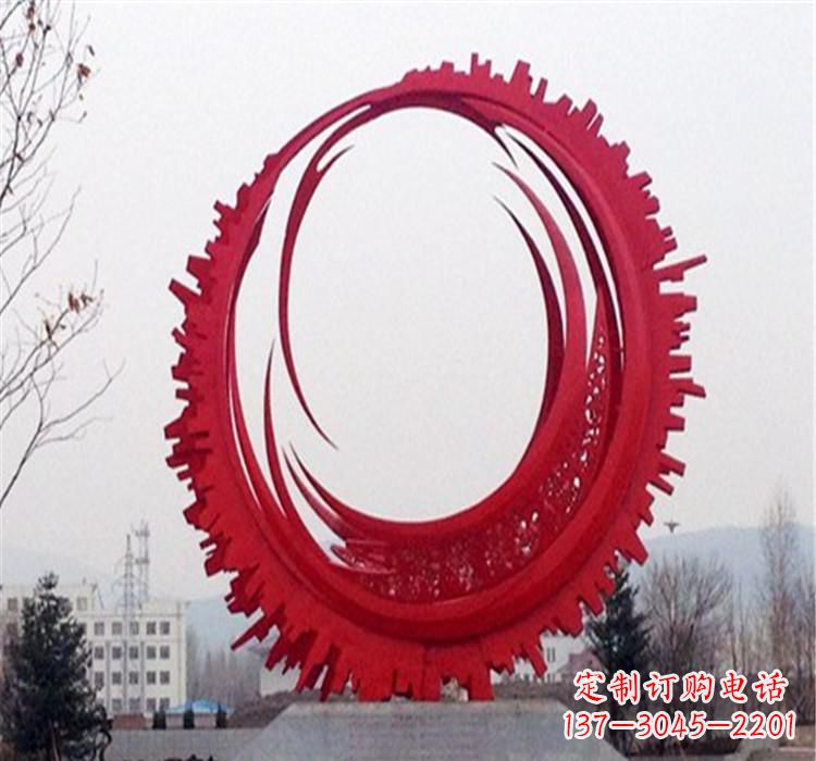 广西不锈钢齿轮雕塑令人惊叹的精细艺术