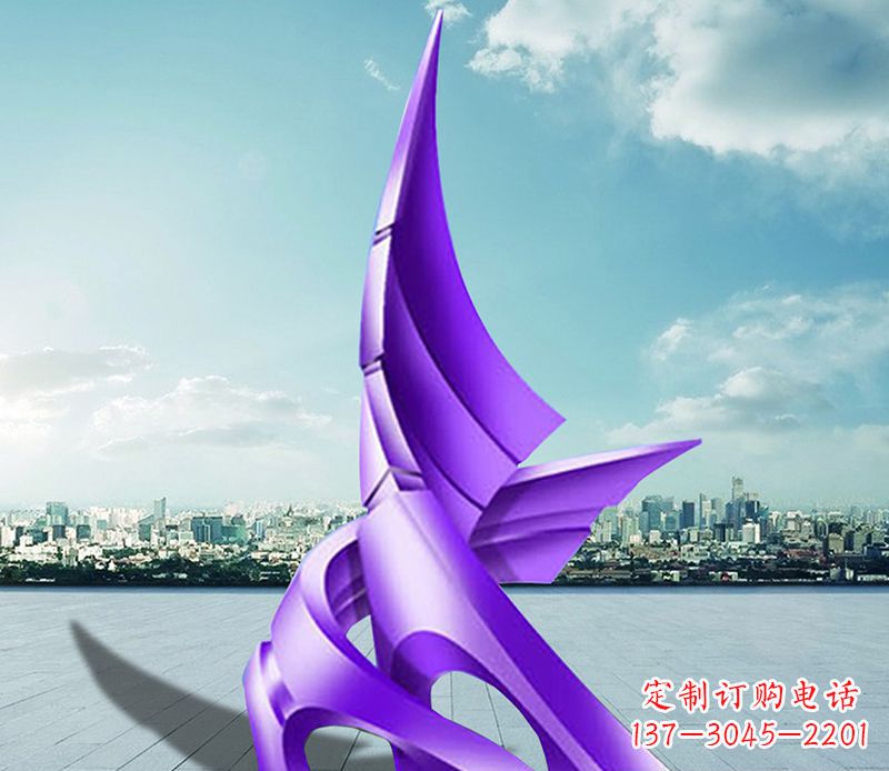 广西不锈钢船帆雕塑静谧的海洋美景