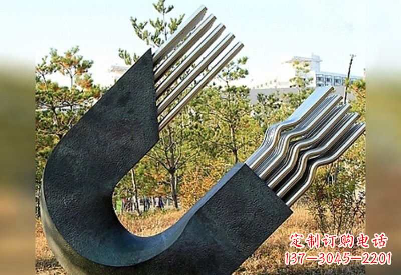 广西不锈钢磁铁雕塑绚丽多彩的艺术珍品