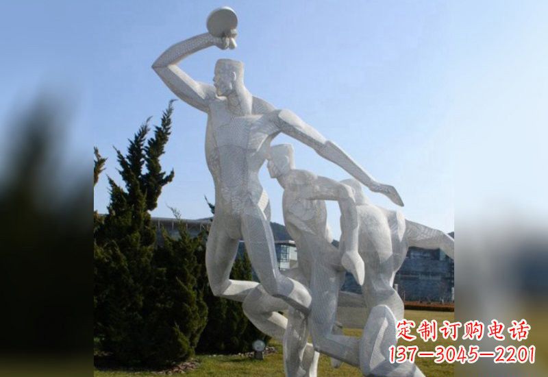 广西精致的乒乓球雕塑