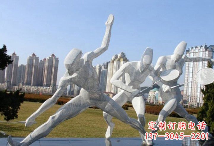 广西精致不锈钢羽毛球雕塑