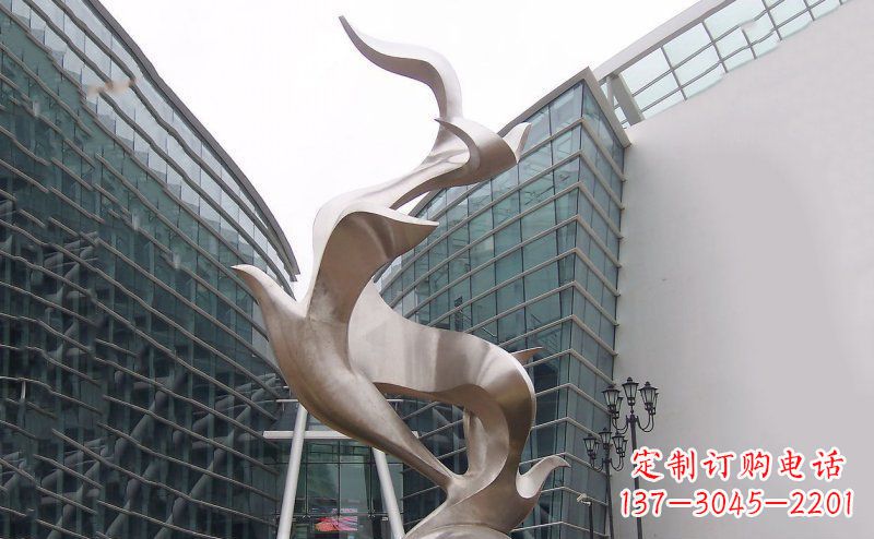 广西不锈钢大雁雕塑