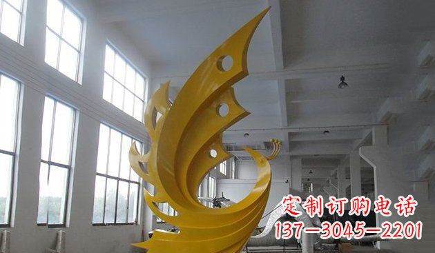 广西不锈钢凤凰雕塑——给生活添彩