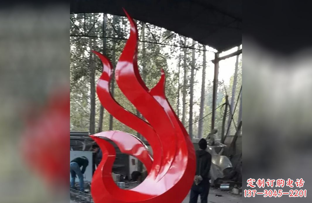 广西不锈钢凤凰雕塑美轮美奂