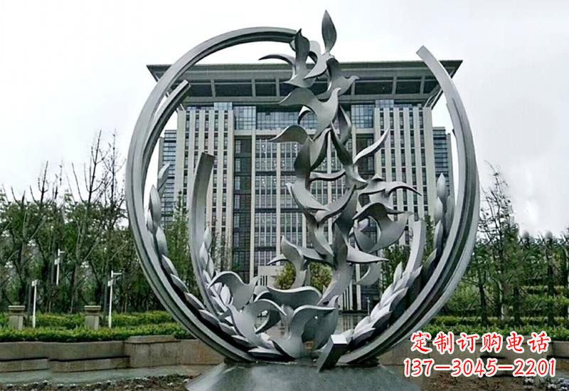 广西不锈钢和平鸽雕塑