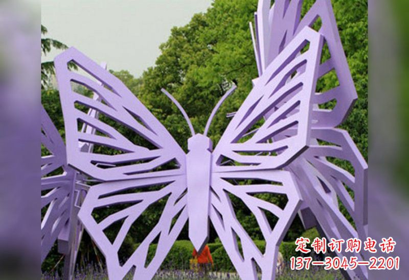 广西不锈钢蝴蝶雕塑美丽永恒