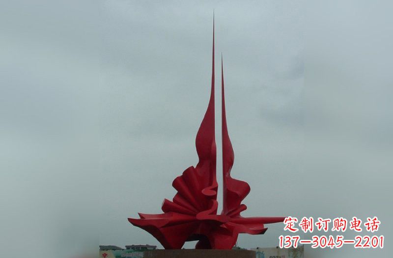 广西精美不锈钢火炬雕塑
