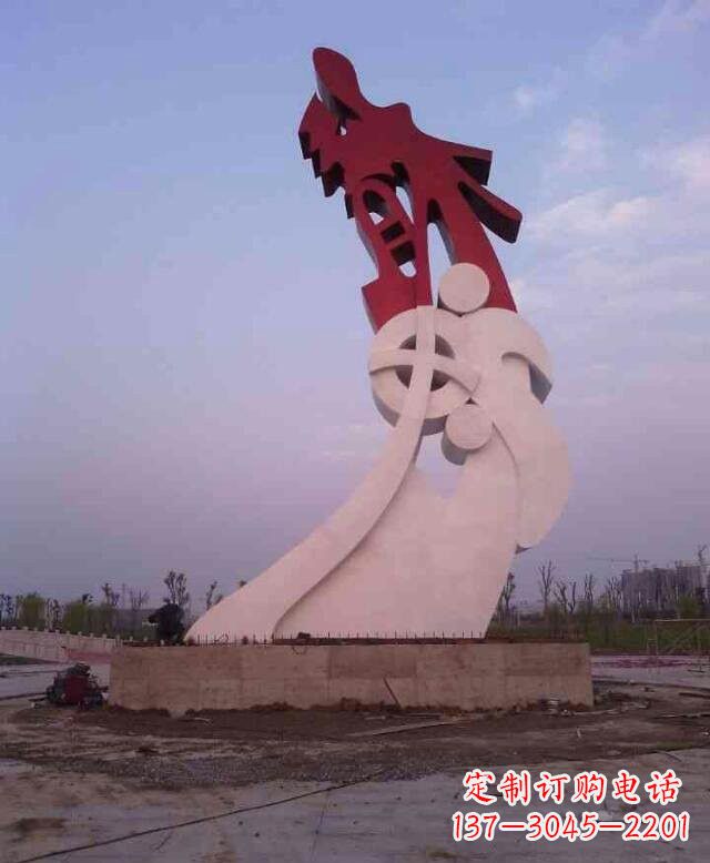 广西不锈钢龙雕塑点亮龙城市景观