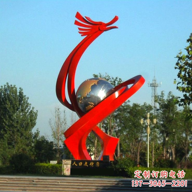 广西不锈钢创意龙形景观雕塑——点缀城市园林公园广场