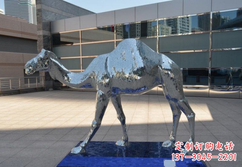 广西不锈钢骆驼雕塑