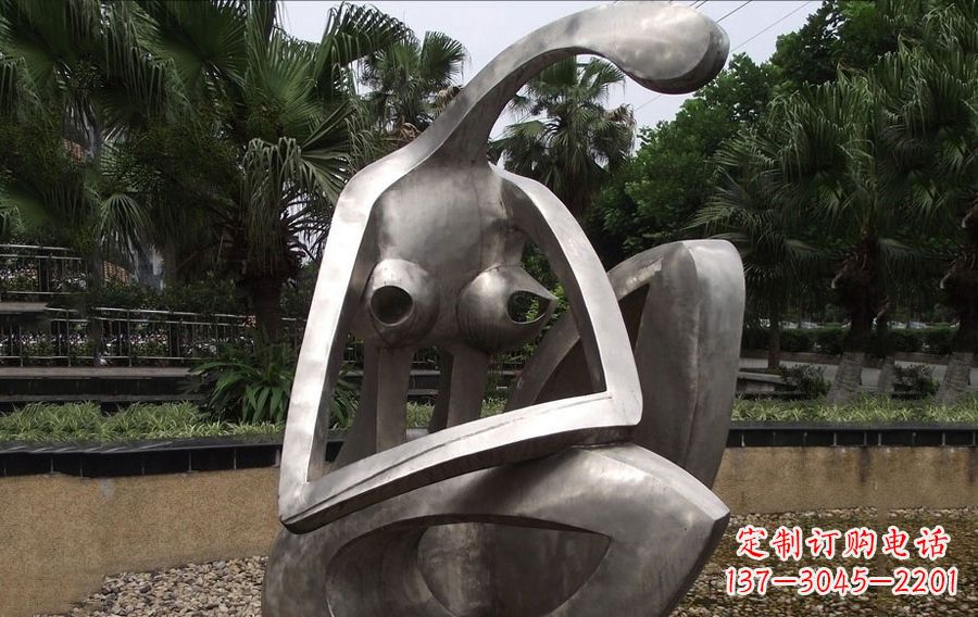 广西青春靓丽不锈钢美女人物雕塑