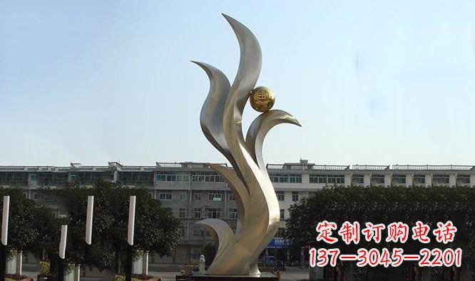 广西精美不锈钢凤凰雕塑