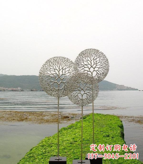 广西不锈钢蒲公英雕塑抽象美的象征