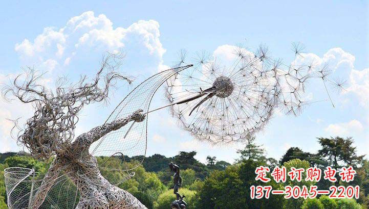 广西不锈钢蒲公英雕塑