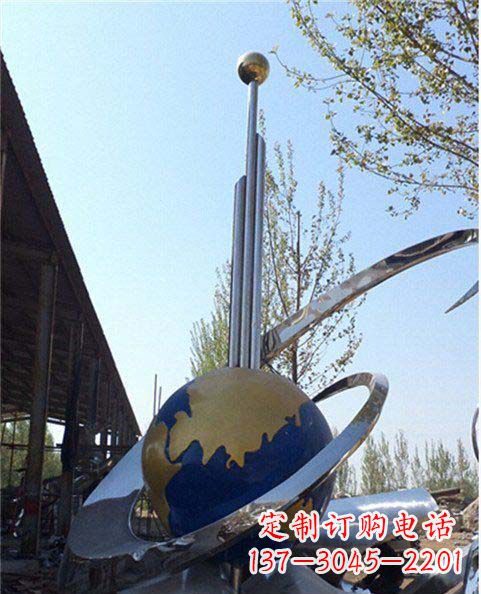 广西精致的不锈钢地球雕塑