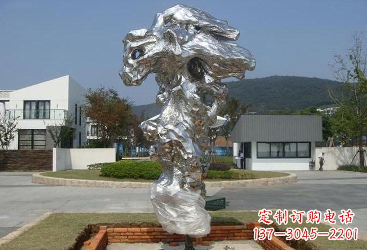 广西不锈钢太湖石雕塑精美绝伦