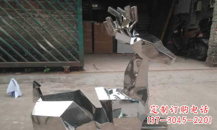 广西不锈钢鹿雕塑艺术之美