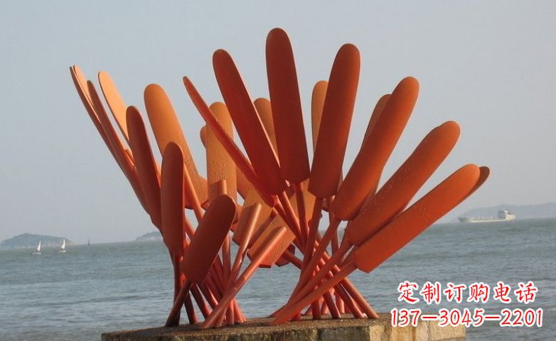 广西精美不锈钢船桨雕塑