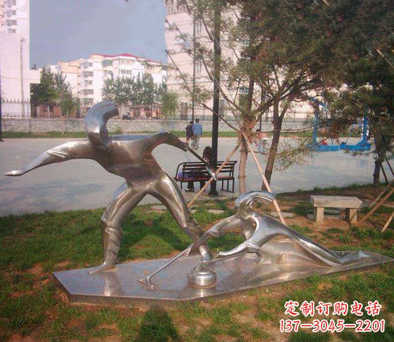 广西不锈钢创意冰壶雕塑大赛