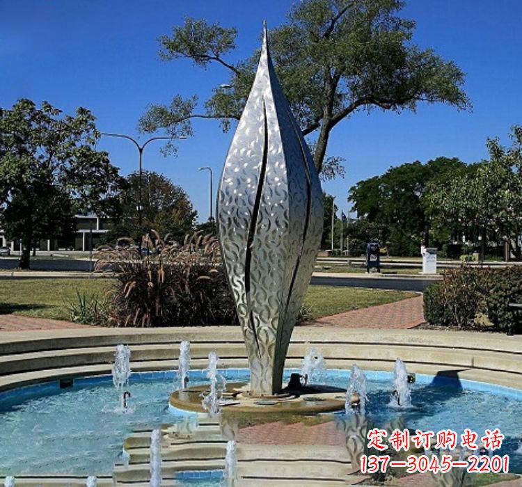 广西不锈钢创意喷泉雕塑