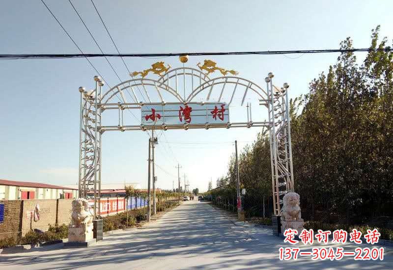 广西不锈钢牌坊雕塑让美丽的传统永存